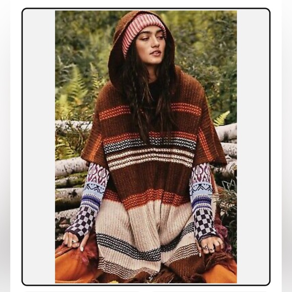 Free People Jackets & Blazers - NWOT Free People Leslie Poncho